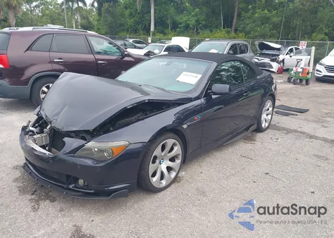 2006 BMW 650I from USA, damaged, VIN WBAEK134X6CN78826